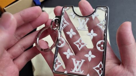 lv badge holder|louis vuitton keychain holder.